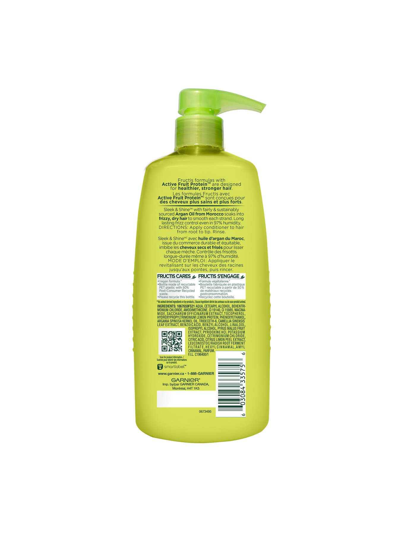 garnier hair conditioner fructis sleek shine conditioner 1 l 603084335756 t2